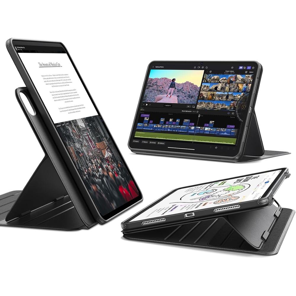 ESR for iPad Pro 13 Inch Case (M5/M4) 2025/2024, Rotating Case with Removable